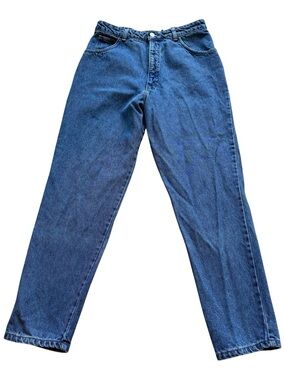 GAP Y2K Vintage High Rise Tapered Mom Jeans USA Blue Denim Cotton Women’s 13/14